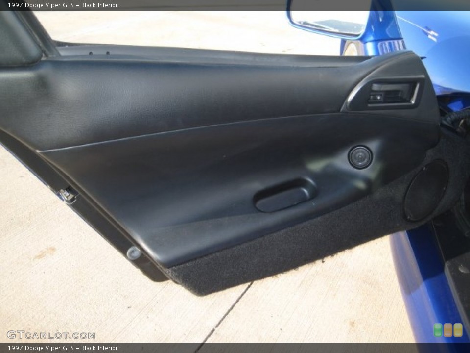 Black Interior Door Panel for the 1997 Dodge Viper GTS #74335937