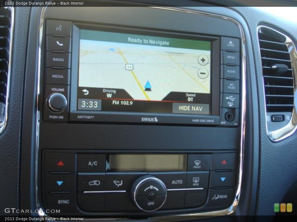 Black Interior Navigation for the 2013 Dodge Durango Rallye #74336720