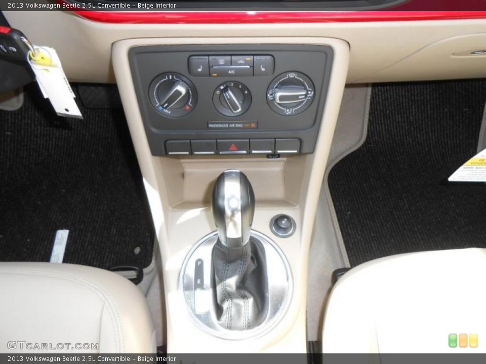 Beige Interior Transmission for the 2013 Volkswagen Beetle 2.5L Convertible #74336939