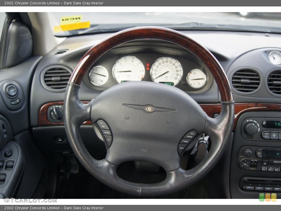 Dark Slate Gray Interior Steering Wheel for the 2002 Chrysler Concorde Limited #74338130
