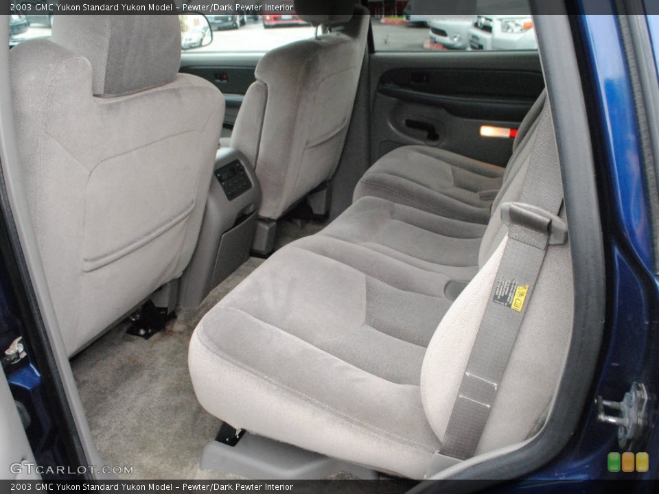 Pewter/Dark Pewter Interior Rear Seat for the 2003 GMC Yukon  #74338895