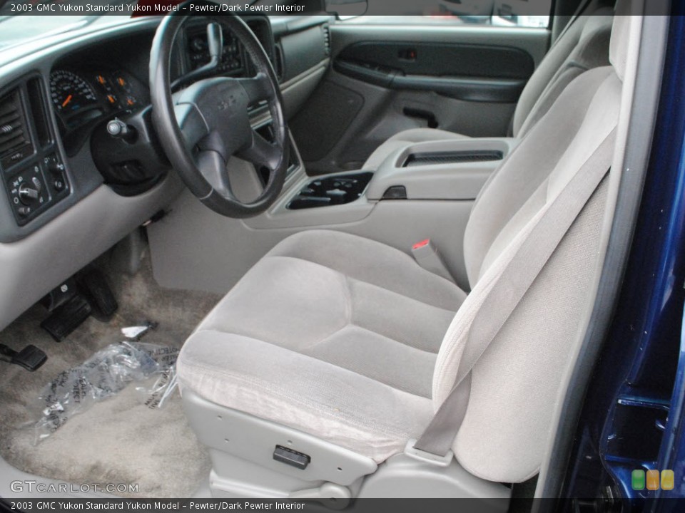 Pewter/Dark Pewter Interior Front Seat for the 2003 GMC Yukon  #74338937
