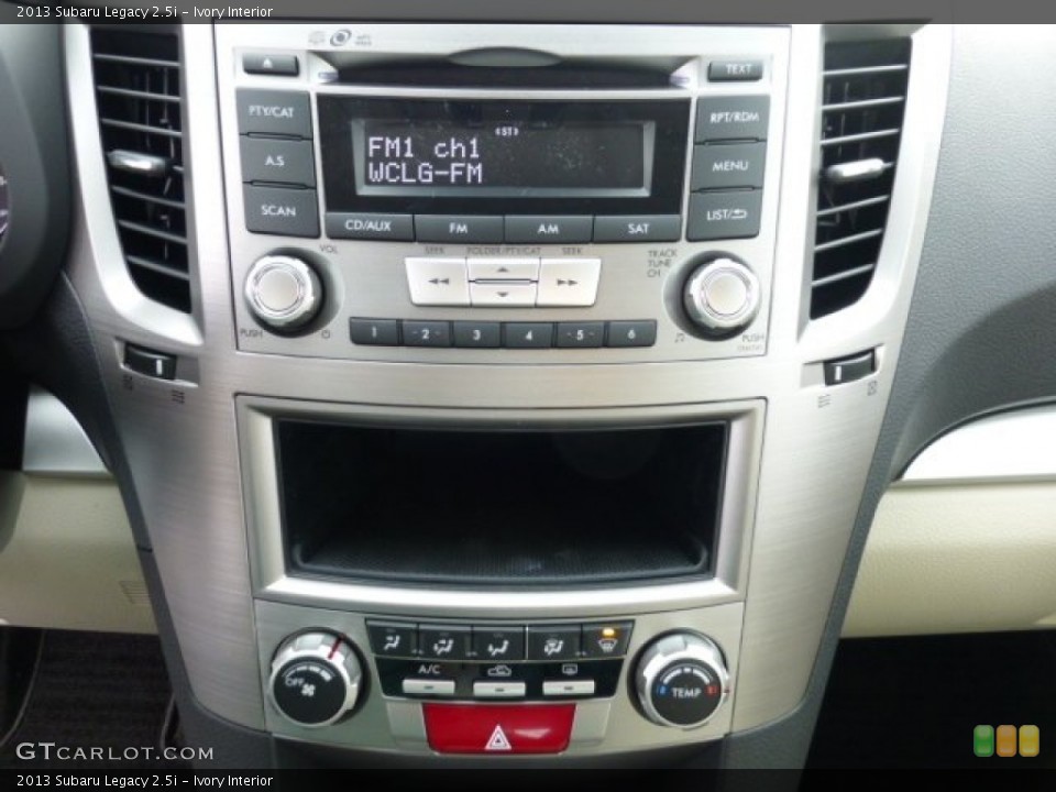 Ivory Interior Controls for the 2013 Subaru Legacy 2.5i #74339102