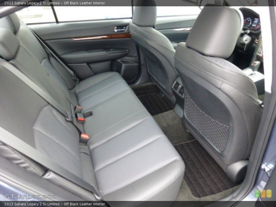 Off Black Leather Interior Rear Seat for the 2013 Subaru Legacy 2.5i Limited #74339672