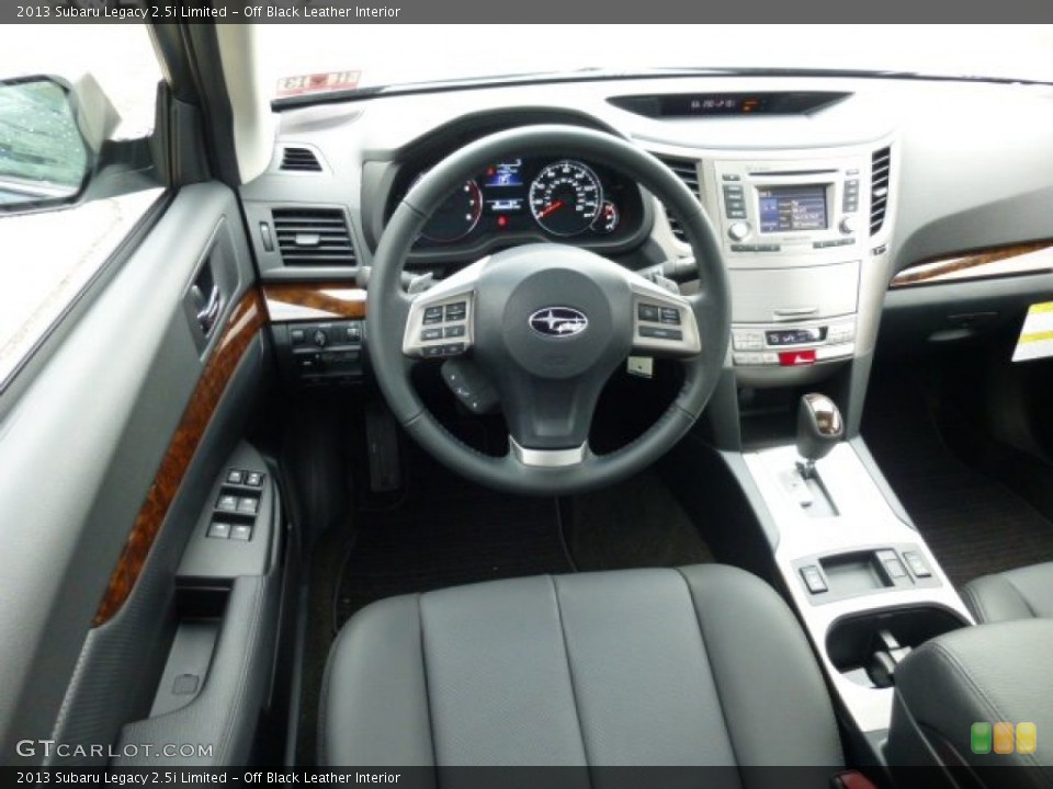 Off Black Leather Interior Dashboard for the 2013 Subaru Legacy 2.5i Limited #74339708