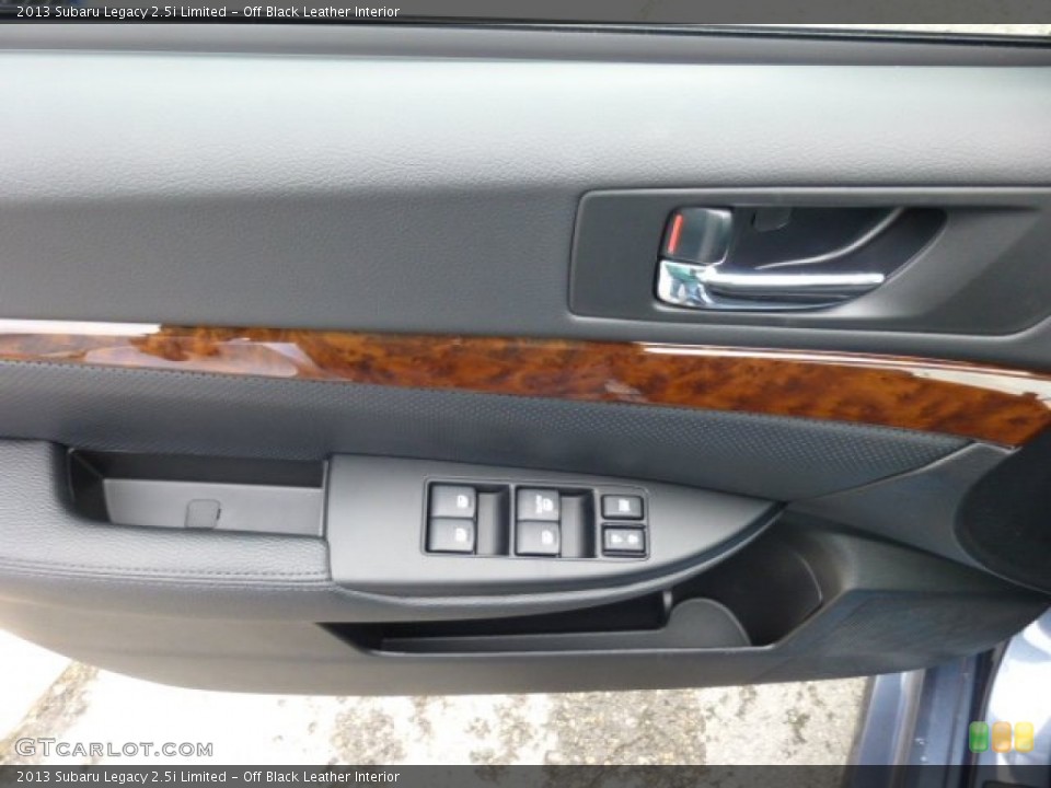 Off Black Leather Interior Door Panel for the 2013 Subaru Legacy 2.5i Limited #74339768