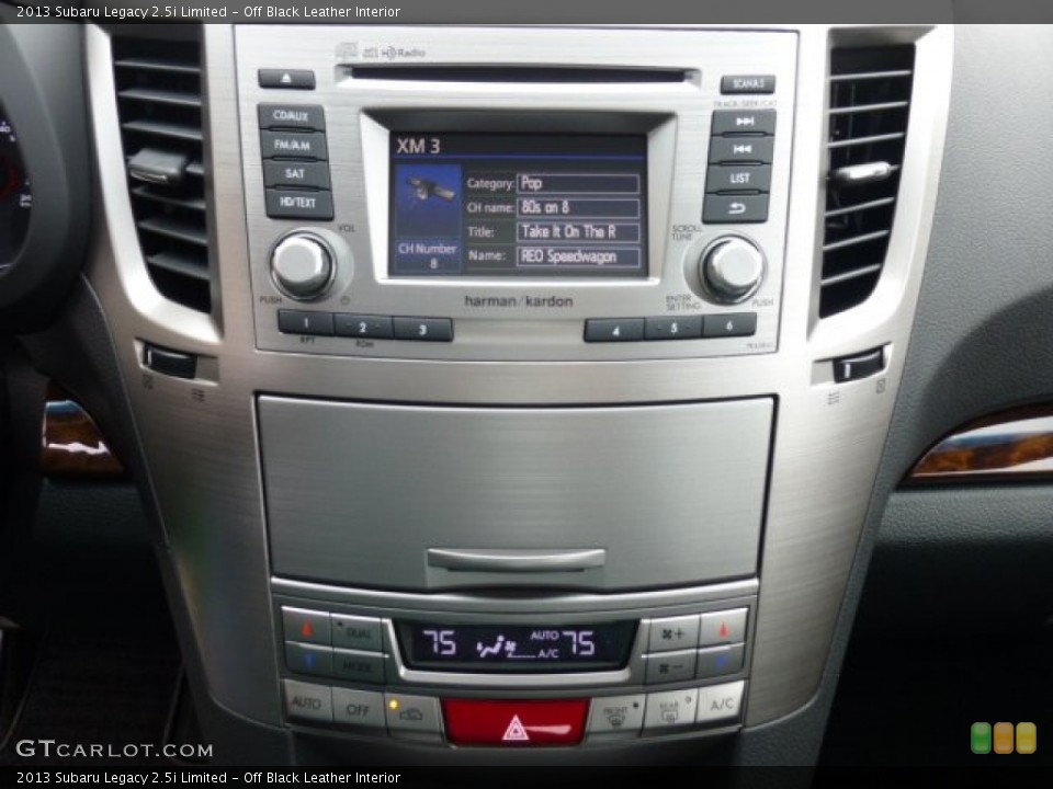 Off Black Leather Interior Controls for the 2013 Subaru Legacy 2.5i Limited #74339798