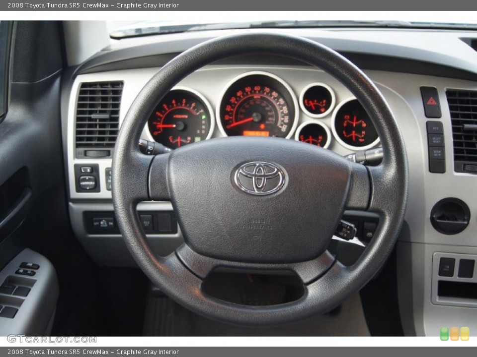 Graphite Gray Interior Steering Wheel for the 2008 Toyota Tundra SR5 CrewMax #74340260