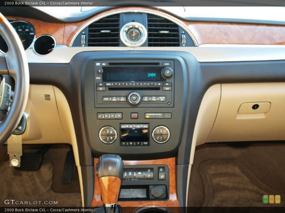 Cocoa/Cashmere Interior Controls for the 2009 Buick Enclave CXL #74340401