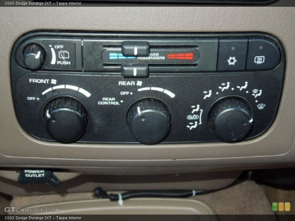 Taupe Interior Controls for the 2003 Dodge Durango SXT #74340431