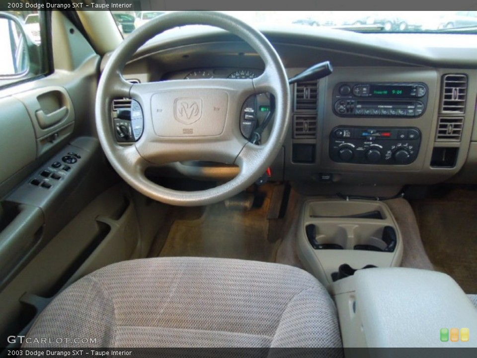 Taupe Interior Dashboard for the 2003 Dodge Durango SXT #74340539