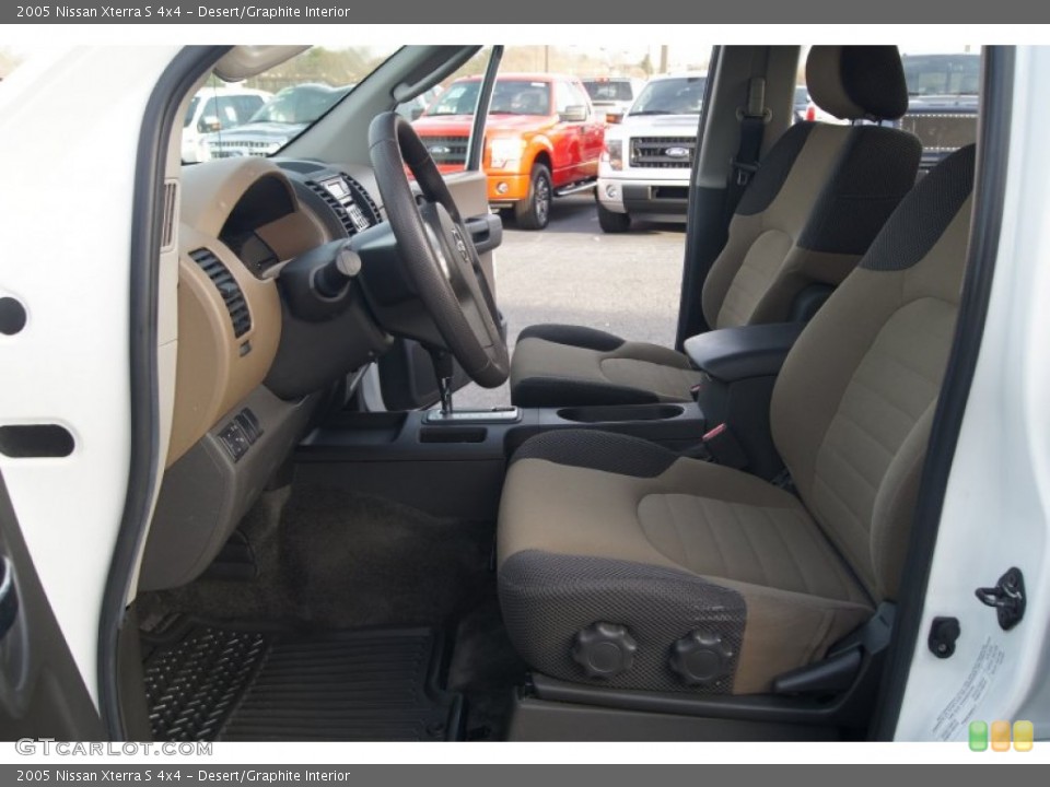 Desert/Graphite Interior Front Seat for the 2005 Nissan Xterra S 4x4 #74340752