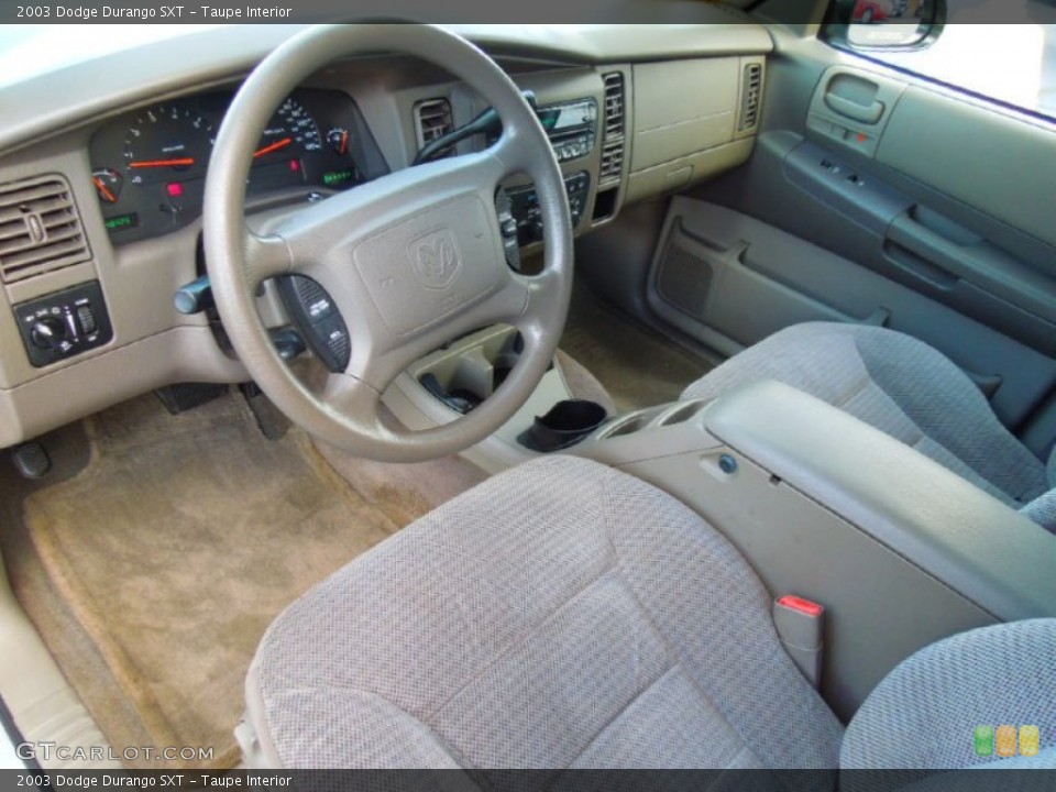 Taupe 2003 Dodge Durango Interiors