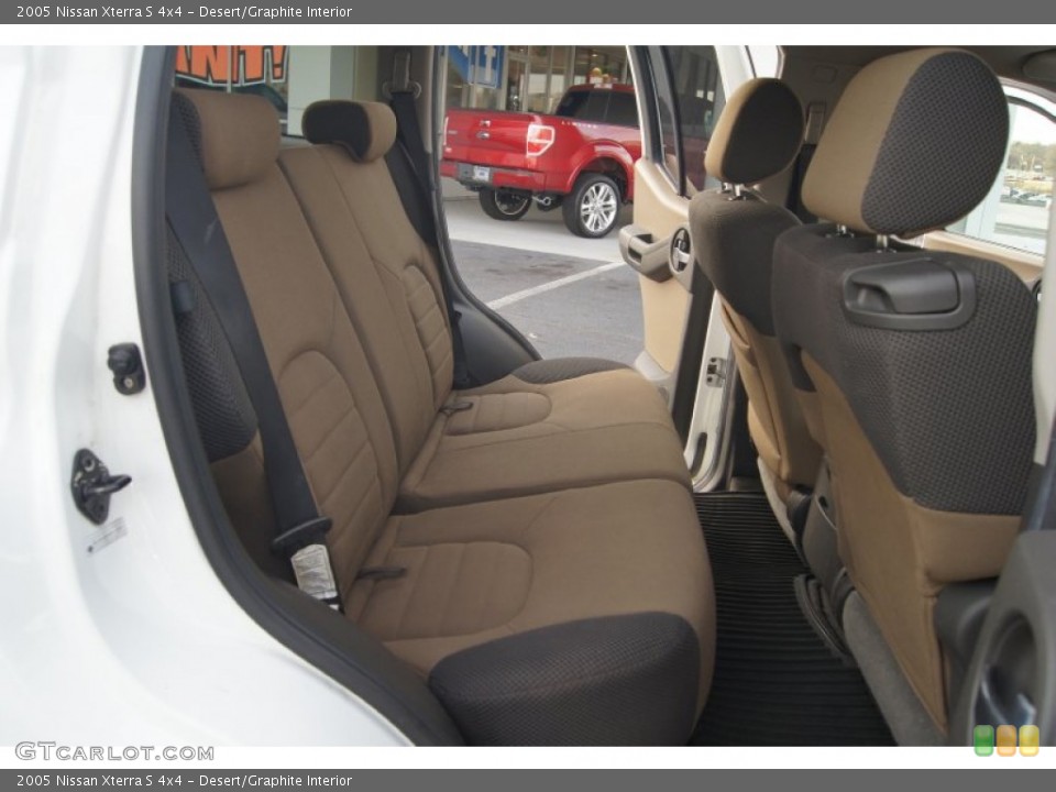 Desert/Graphite Interior Rear Seat for the 2005 Nissan Xterra S 4x4 #74340815