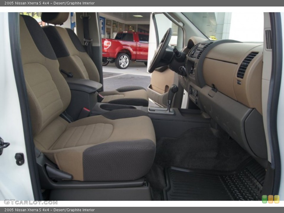 Desert/Graphite Interior Front Seat for the 2005 Nissan Xterra S 4x4 #74340827