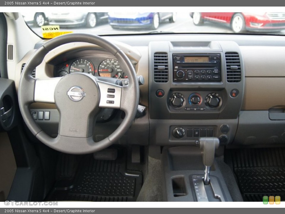 Desert/Graphite Interior Dashboard for the 2005 Nissan Xterra S 4x4 #74340920