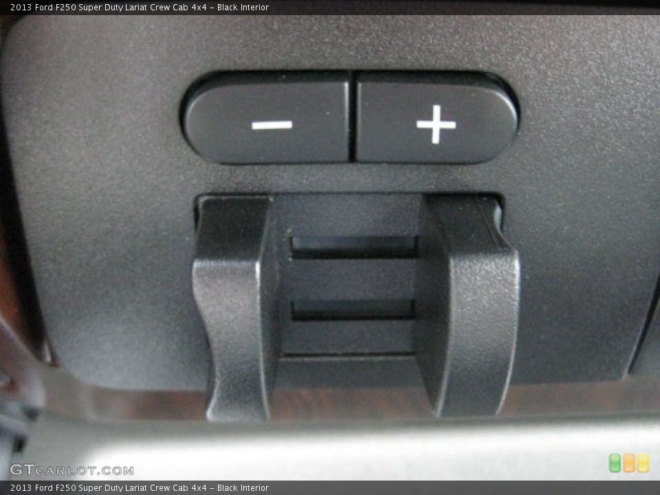 Black Interior Controls for the 2013 Ford F250 Super Duty Lariat Crew Cab 4x4 #74346504