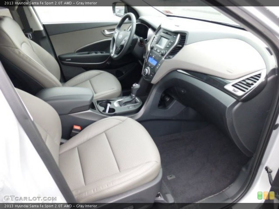 Gray Interior Photo for the 2013 Hyundai Santa Fe Sport 2.0T AWD #74346558