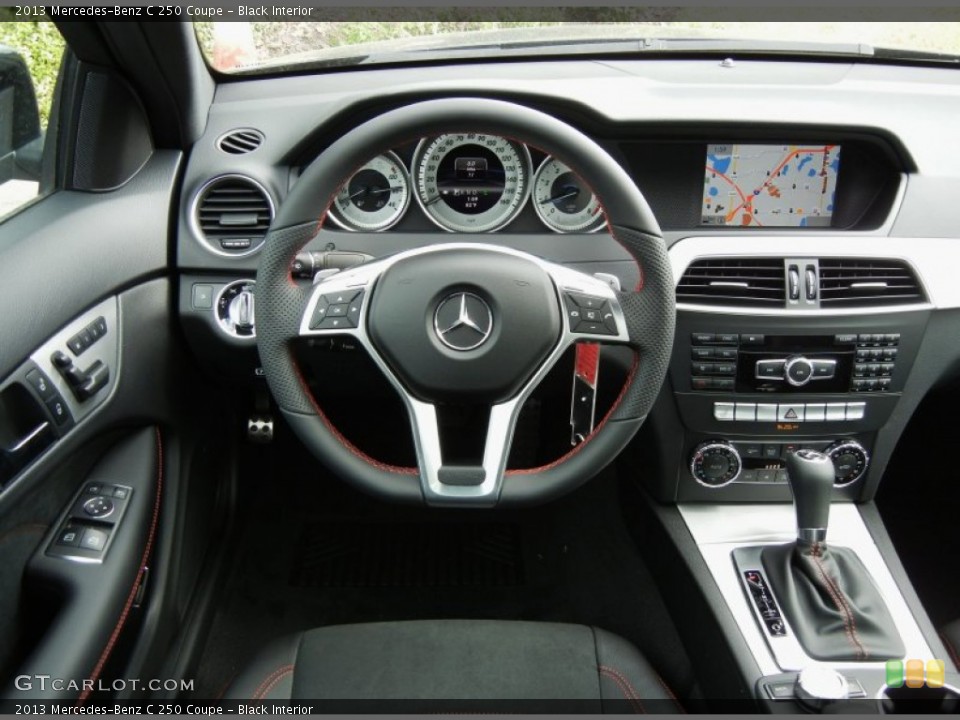 Black Interior Dashboard for the 2013 Mercedes-Benz C 250 Coupe #74346646