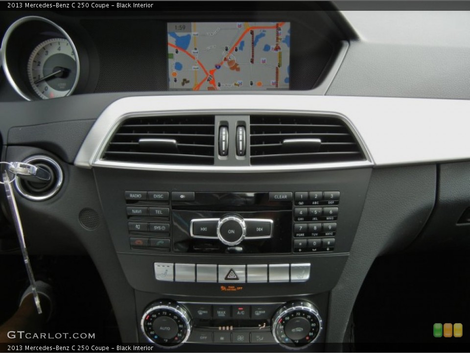 Black Interior Controls for the 2013 Mercedes-Benz C 250 Coupe #74346691