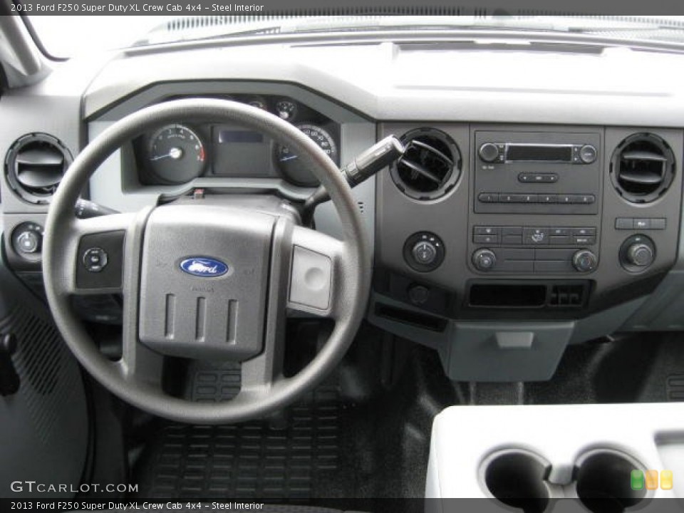 Steel Interior Dashboard for the 2013 Ford F250 Super Duty XL Crew Cab 4x4 #74346886