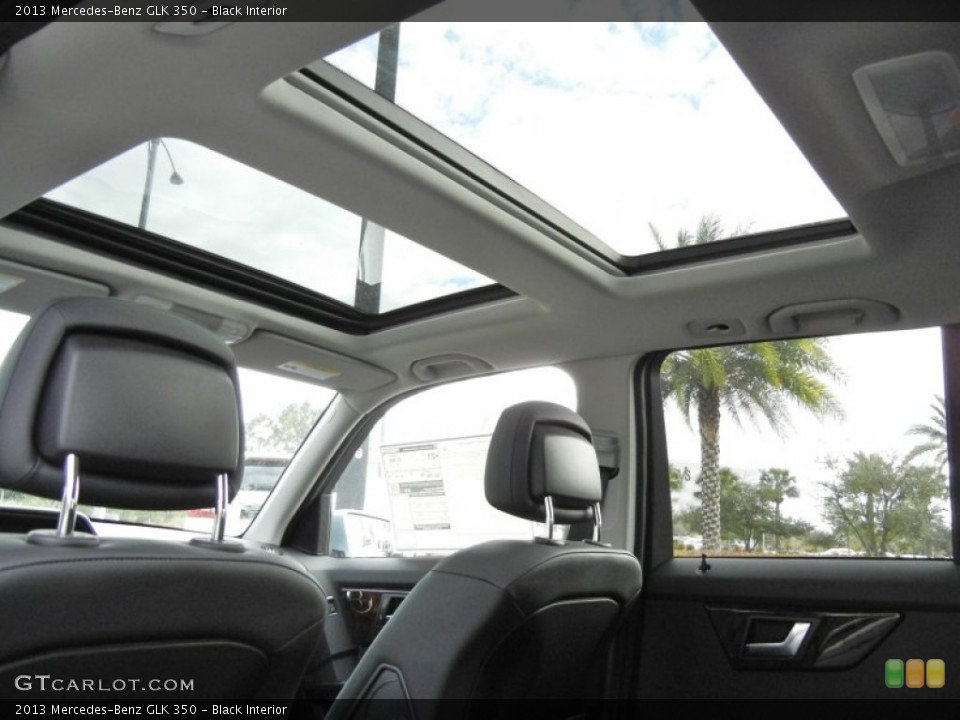 Black Interior Sunroof for the 2013 Mercedes-Benz GLK 350 #74347233