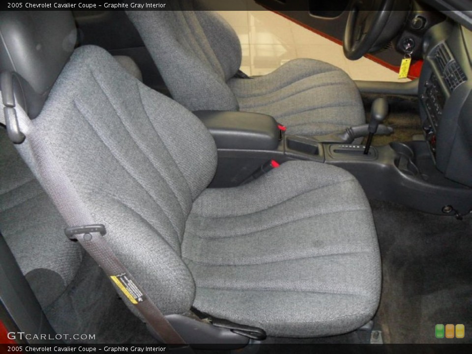 Graphite Gray Interior Front Seat for the 2005 Chevrolet Cavalier Coupe #74347523