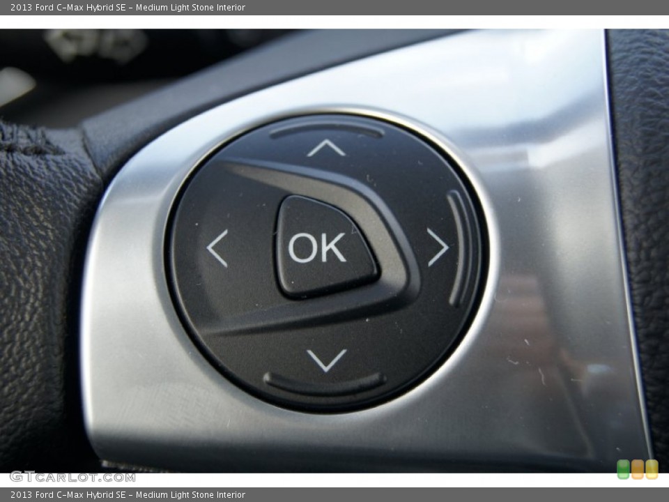 Medium Light Stone Interior Controls for the 2013 Ford C-Max Hybrid SE #74347626