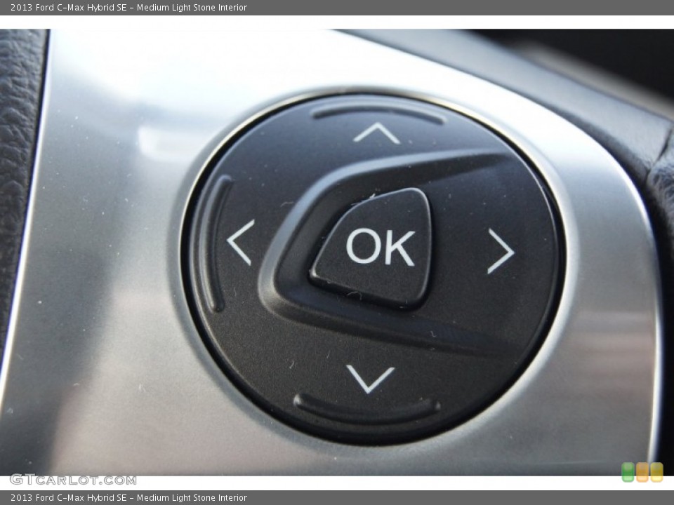 Medium Light Stone Interior Controls for the 2013 Ford C-Max Hybrid SE #74347667