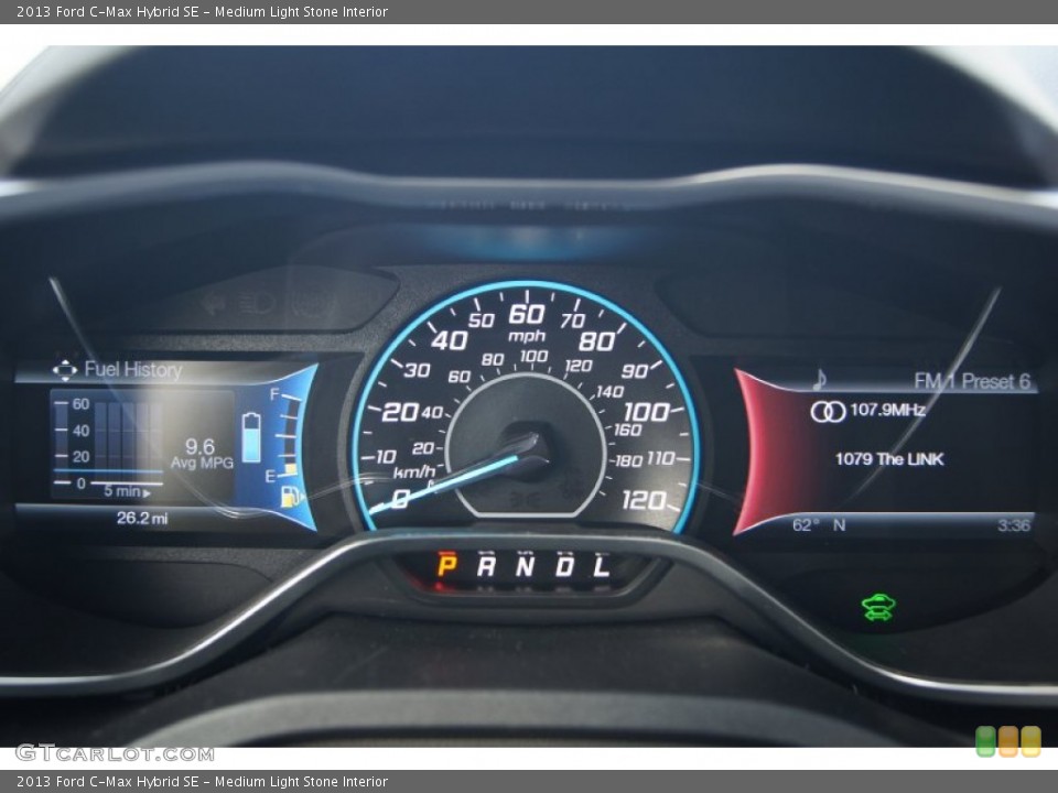 Medium Light Stone Interior Gauges for the 2013 Ford C-Max Hybrid SE #74347698
