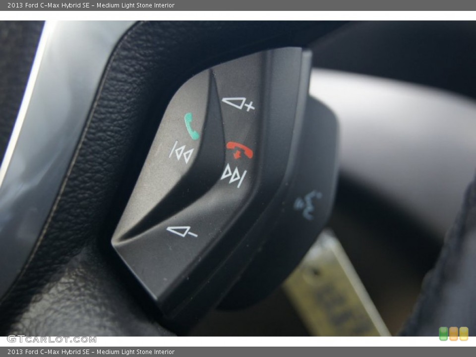 Medium Light Stone Interior Controls for the 2013 Ford C-Max Hybrid SE #74347748