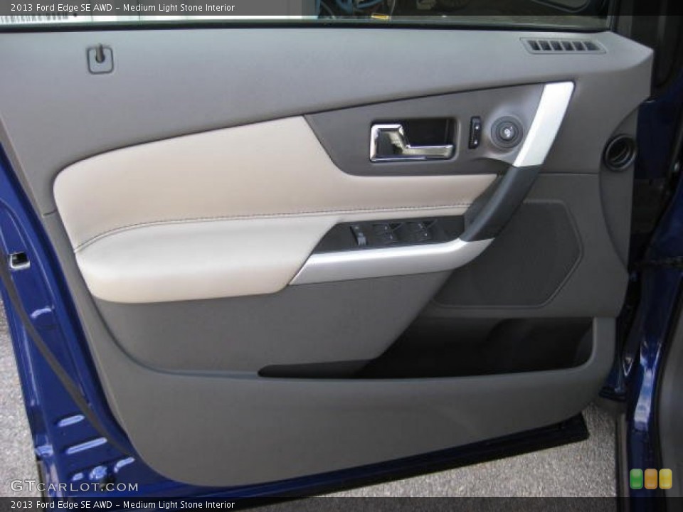 Medium Light Stone Interior Door Panel for the 2013 Ford Edge SE AWD #74347766