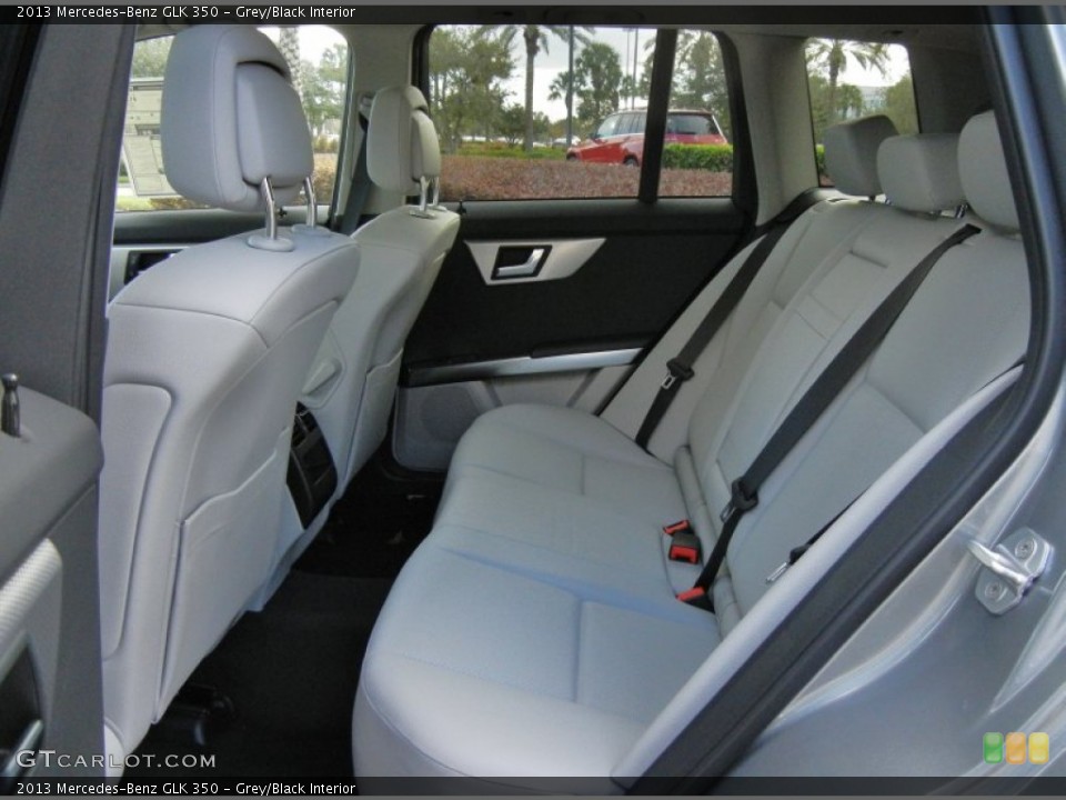 Grey/Black Interior Rear Seat for the 2013 Mercedes-Benz GLK 350 #74347802
