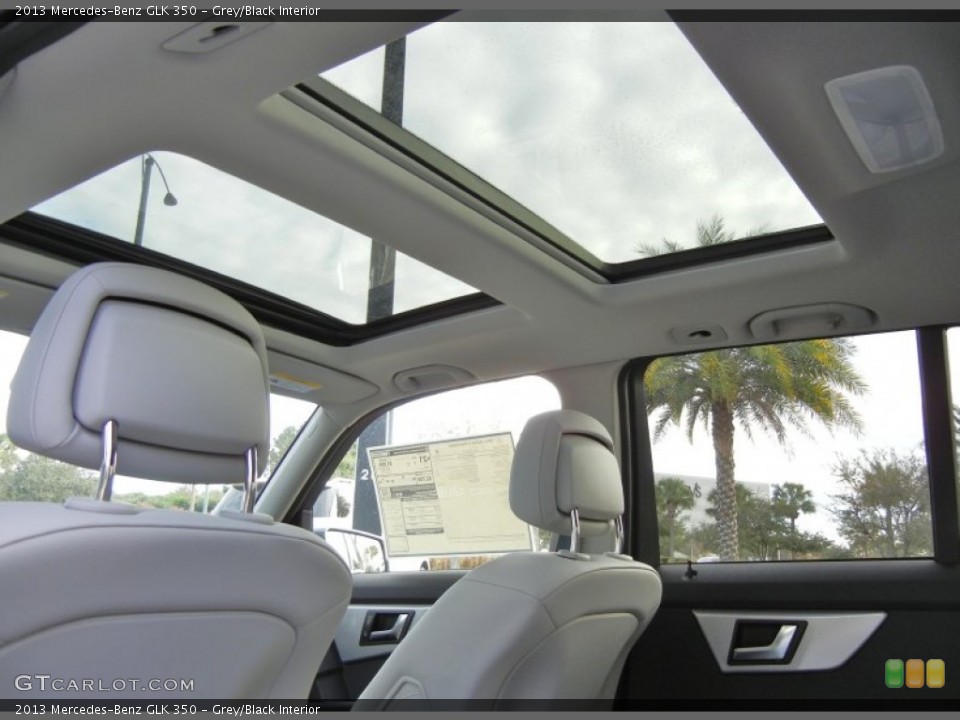 Grey/Black Interior Sunroof for the 2013 Mercedes-Benz GLK 350 #74347823