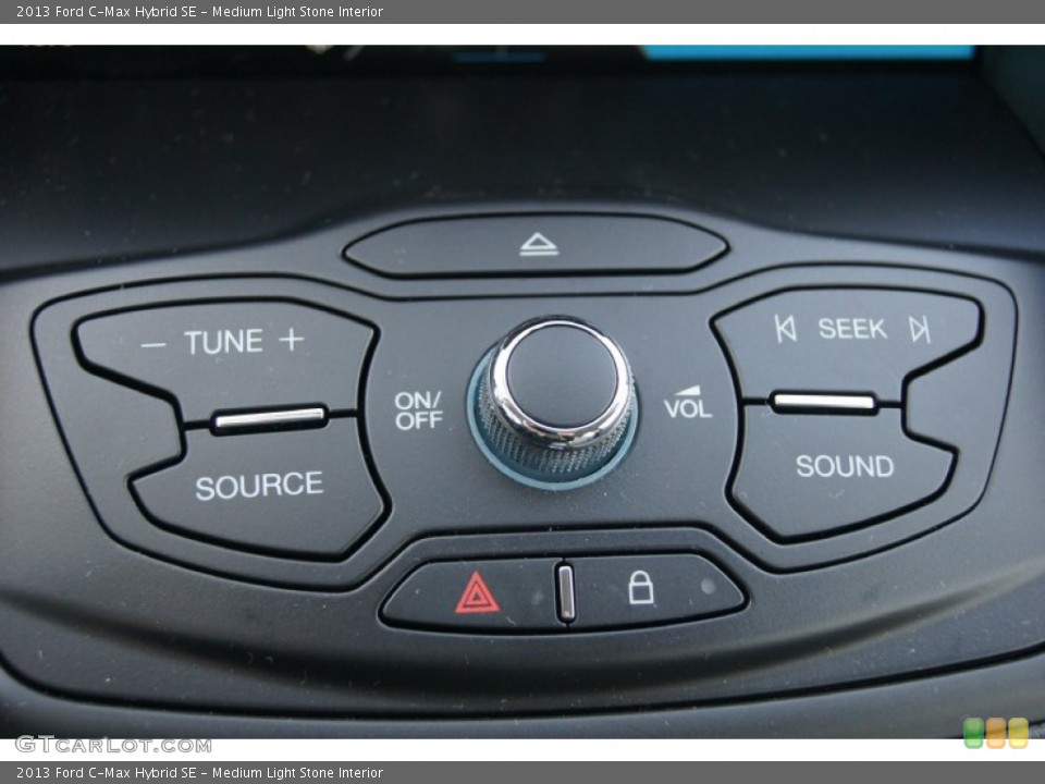 Medium Light Stone Interior Controls for the 2013 Ford C-Max Hybrid SE #74347874
