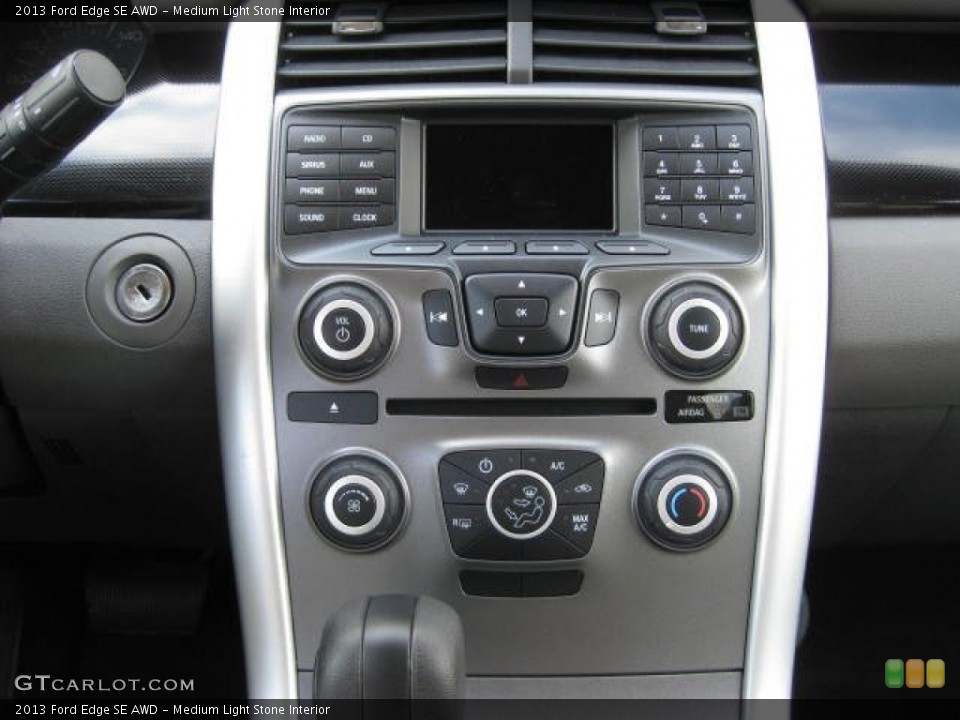 Medium Light Stone Interior Controls for the 2013 Ford Edge SE AWD #74347877
