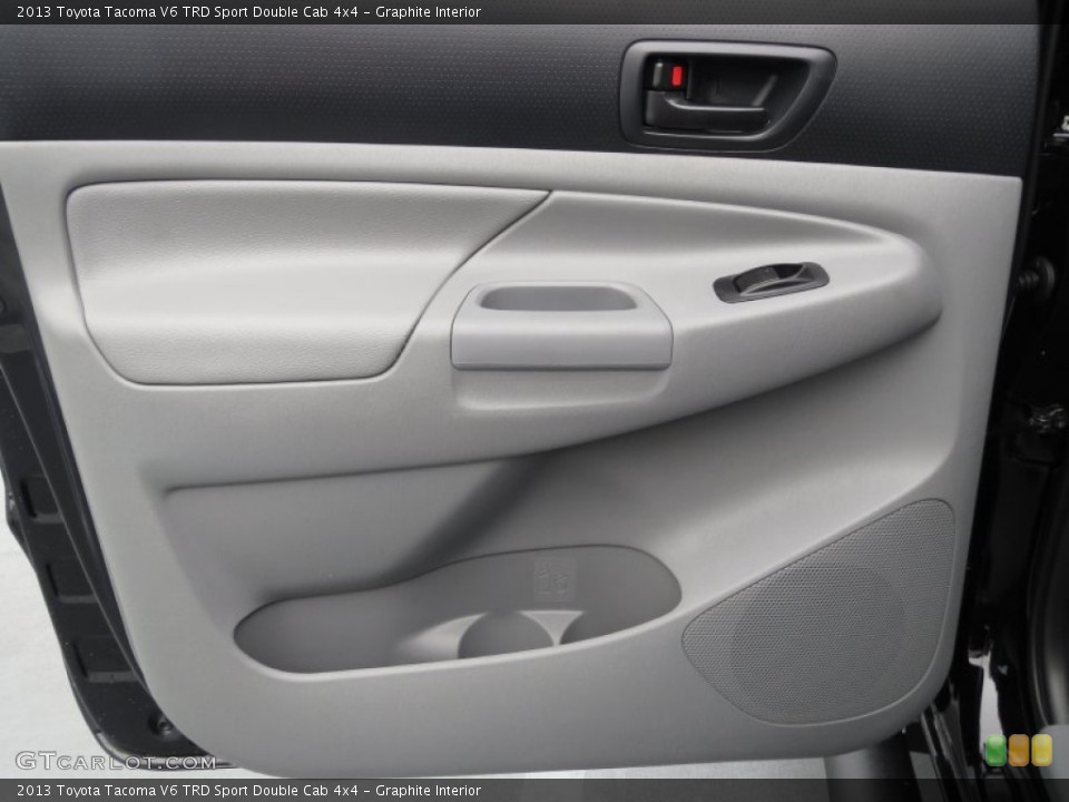 Graphite Interior Door Panel for the 2013 Toyota Tacoma V6 TRD Sport Double Cab 4x4 #74347949