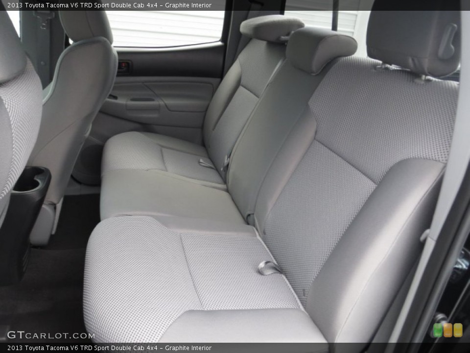Graphite Interior Rear Seat for the 2013 Toyota Tacoma V6 TRD Sport Double Cab 4x4 #74347970