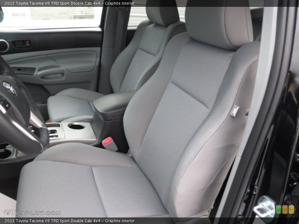 Graphite Interior Front Seat for the 2013 Toyota Tacoma V6 TRD Sport Double Cab 4x4 #74348030