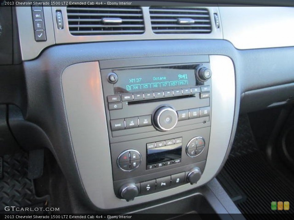 Ebony Interior Controls for the 2013 Chevrolet Silverado 1500 LTZ Extended Cab 4x4 #74348961