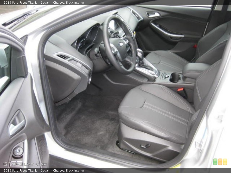Charcoal Black Interior Photo for the 2013 Ford Focus Titanium Sedan #74349724