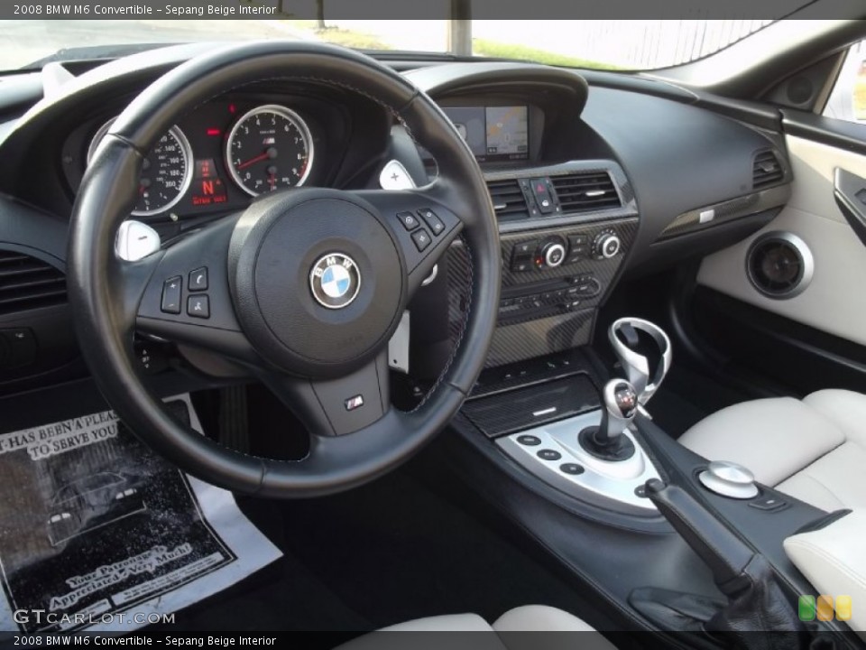 Sepang Beige 2008 BMW M6 Interiors