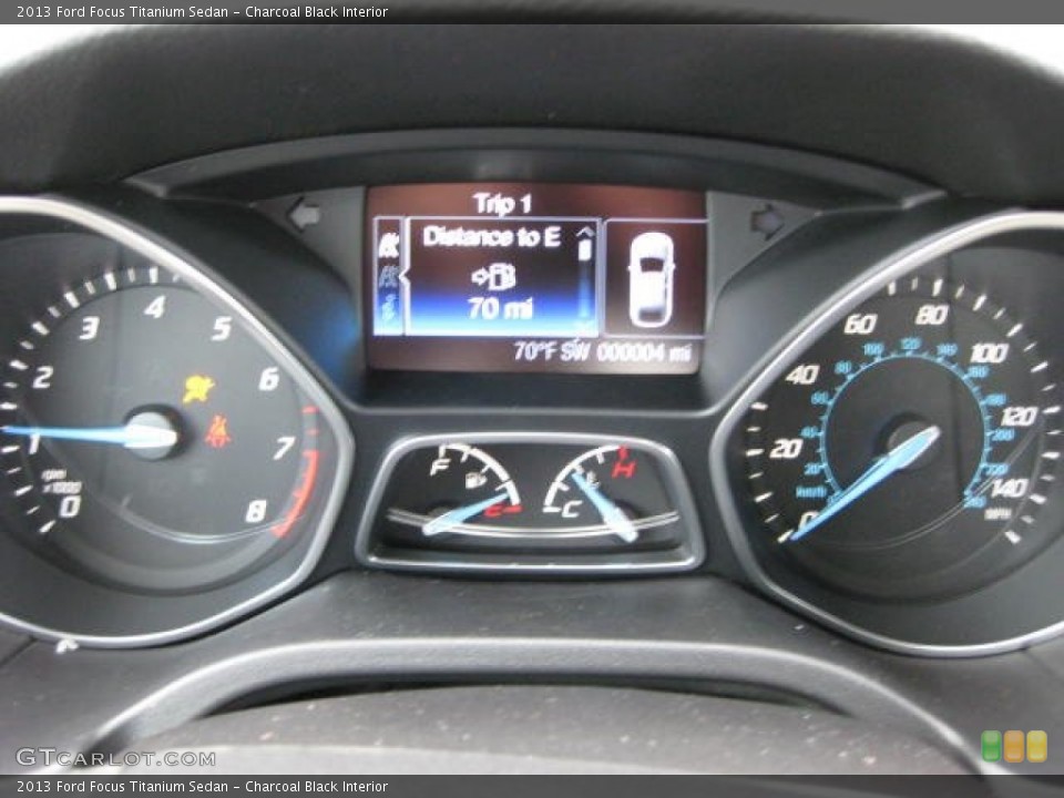 Charcoal Black Interior Gauges for the 2013 Ford Focus Titanium Sedan #74349943