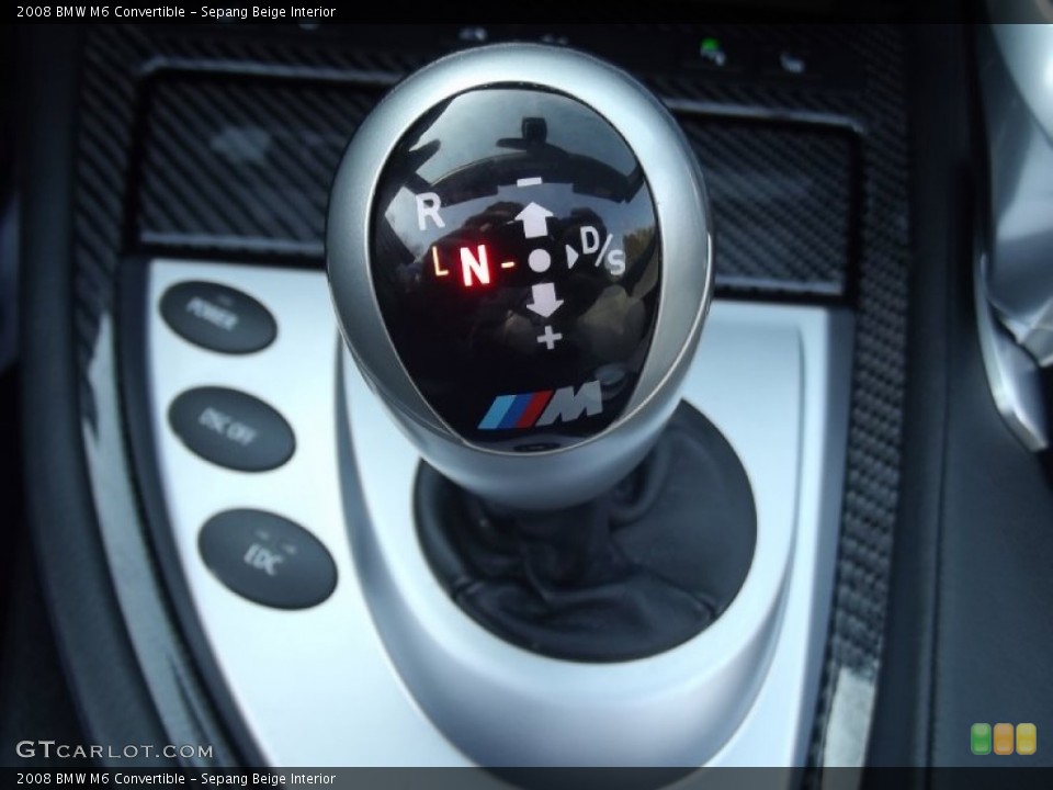 Sepang Beige Interior Transmission for the 2008 BMW M6 Convertible #74350112