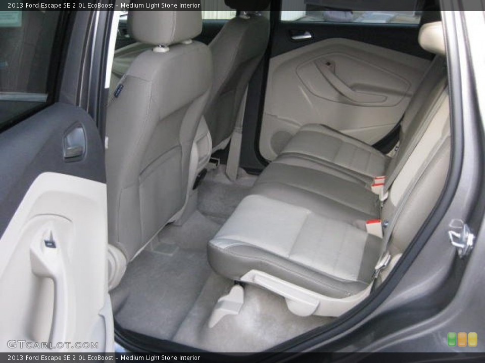 Medium Light Stone Interior Rear Seat for the 2013 Ford Escape SE 2.0L EcoBoost #74350311