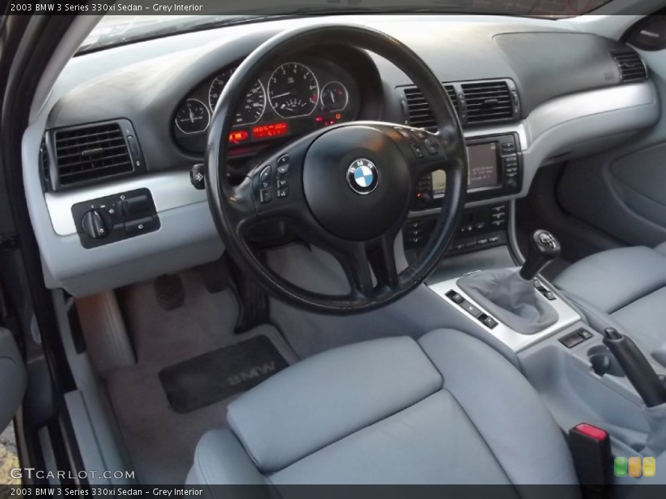 Grey Interior Prime Interior for the 2003 BMW 3 Series 330xi Sedan #74350676