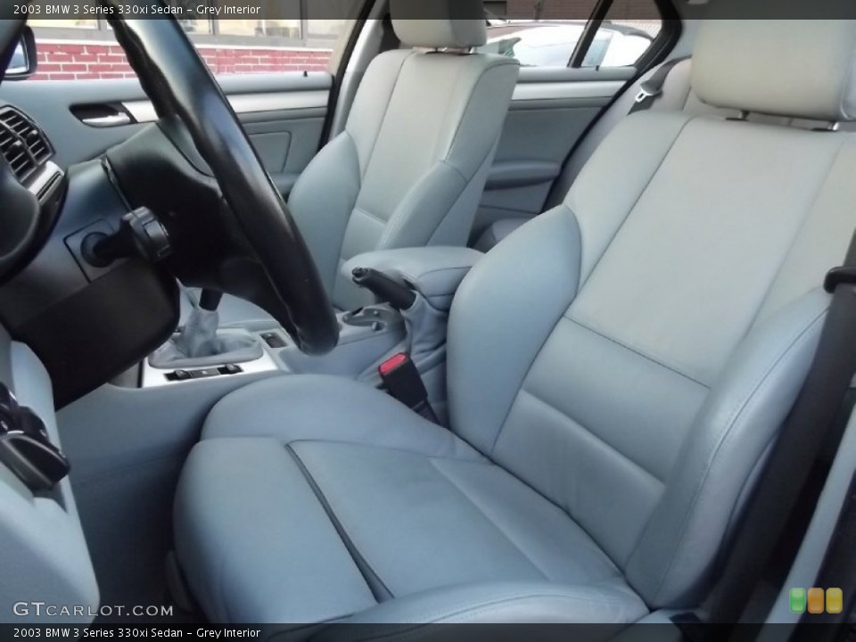 Grey Interior Front Seat for the 2003 BMW 3 Series 330xi Sedan #74350694
