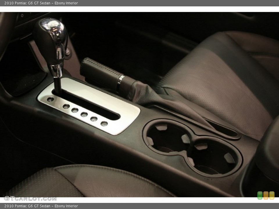 Ebony Interior Transmission for the 2010 Pontiac G6 GT Sedan #74350767