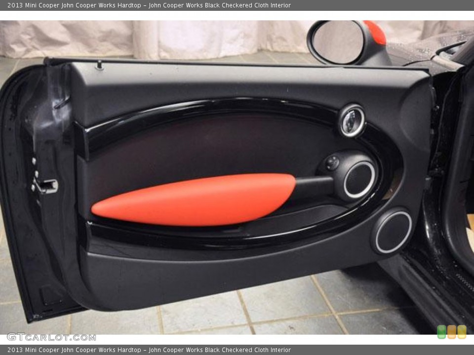 John Cooper Works Black Checkered Cloth Interior Door Panel for the 2013 Mini Cooper John Cooper Works Hardtop #74352140