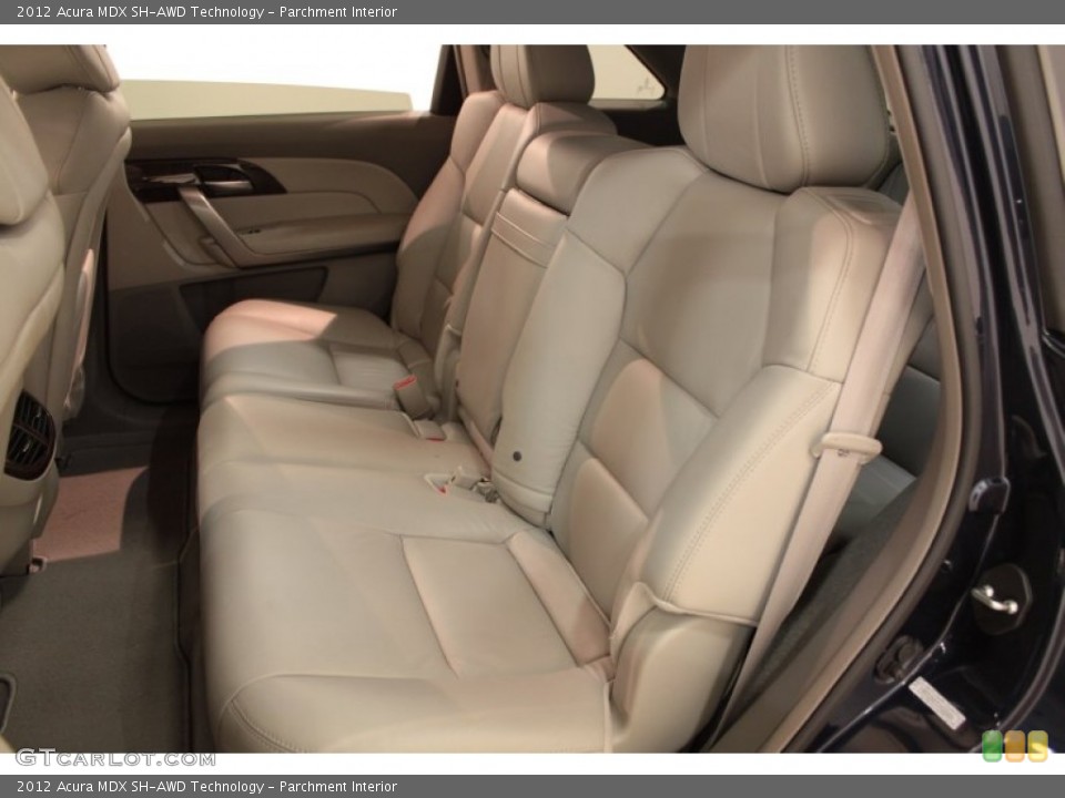 Parchment Interior Rear Seat for the 2012 Acura MDX SH-AWD Technology #74352548